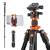 K&F Concept K254A1+BH-28L - zestaw, 4-sekcyjny statyw aluminiowy z głowicą kulową BH-28L, 51-158cm, udźwig 10kg_1